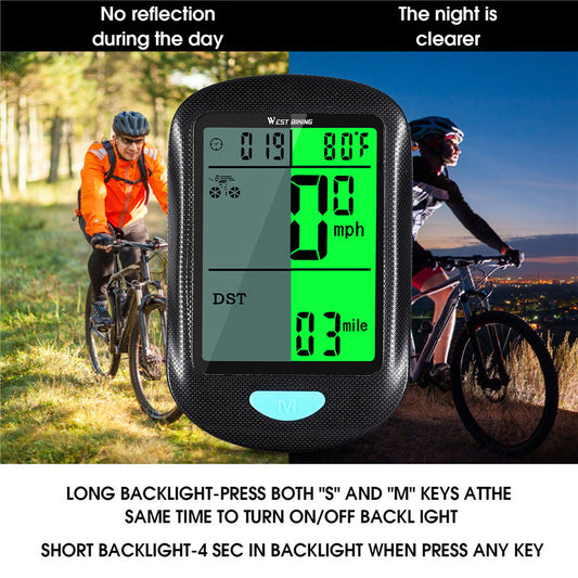 Bicycle Wireless Stopwatch Velometer Cycling Fixture